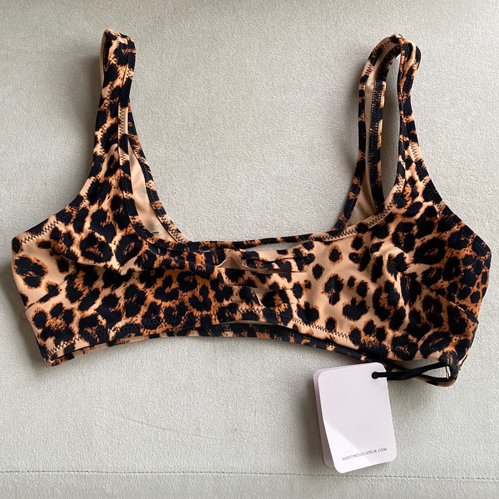 Agent Provocateur Dakota Bikini Bra Leopard